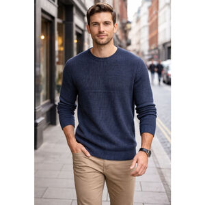 Liverpool Men's Crewneck Sweater Navy Blue XXL